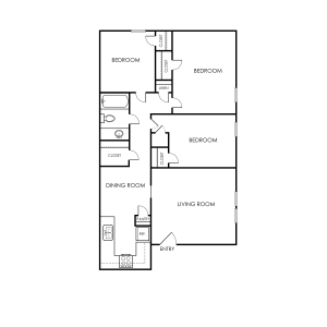 a black background with a white square in the middle at The  Adair